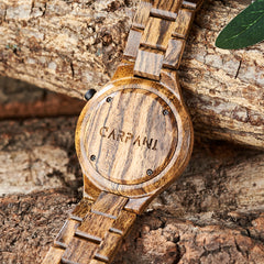 SERPENS | Snake Wood Wrist Watch