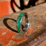 Anello di malachite