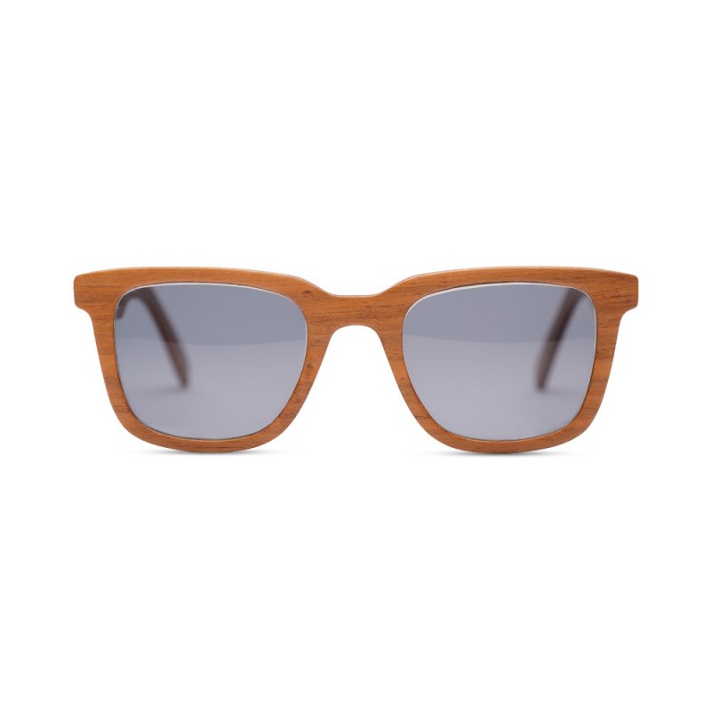 Massimo Annibali Sunglasses in Walnut Wood - RAVENNA Model