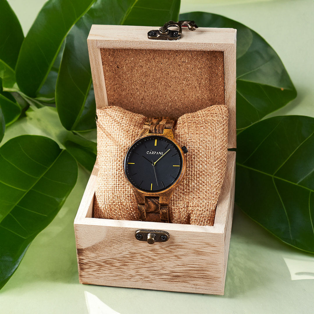 SERPENS | Snake Wood Wrist Watch